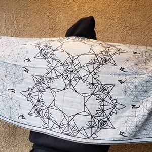 Reversible Slate Pashmina/Shawl